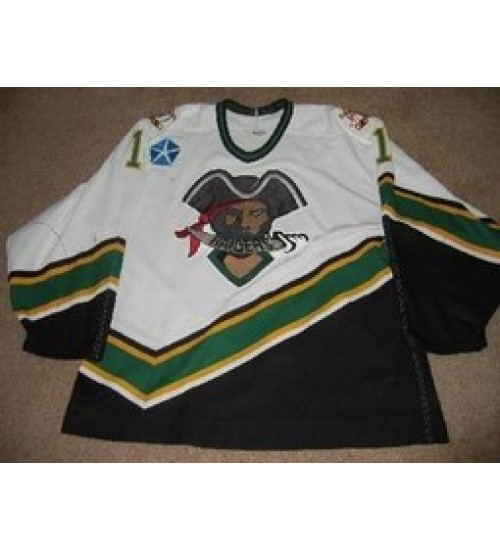 Custom WHL Prince Albert Raiders 96 97 Clint Desjardins Home Hockey Jersey White